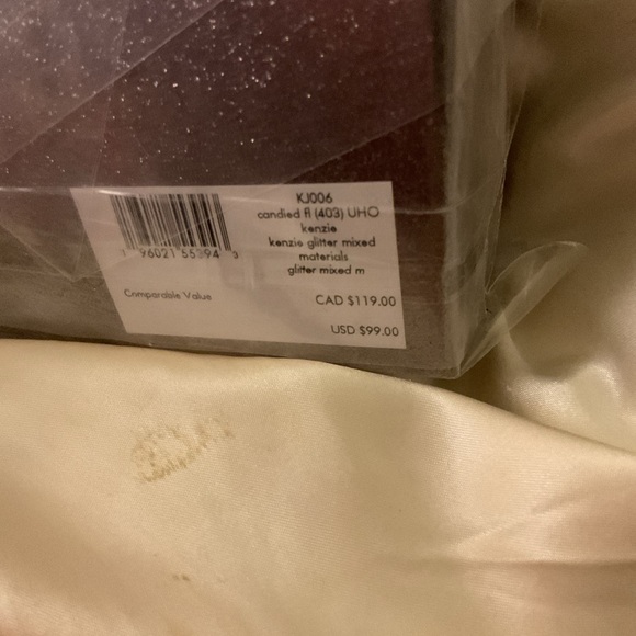 LOW START Kate spade Glittery silver card holder with box nwt - Picture 3 of 3